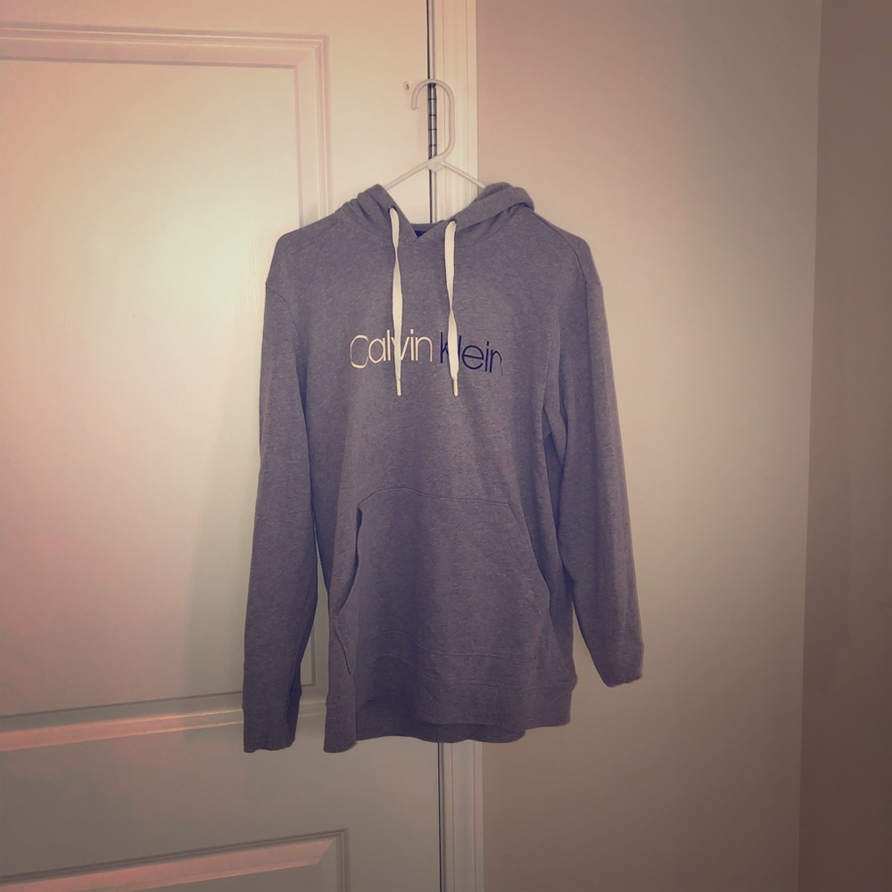Gray Calvin Klein sweatshirt